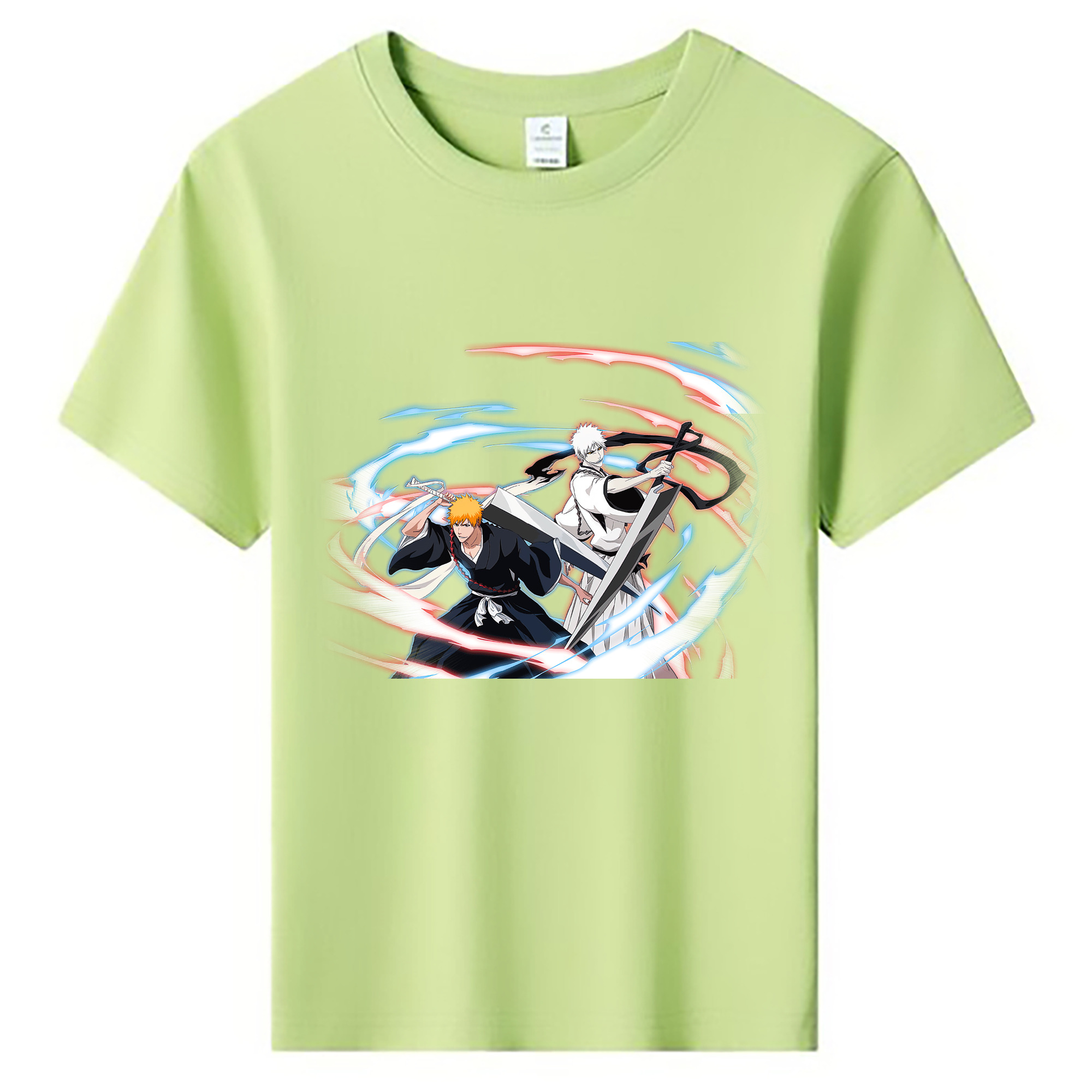 （画像用） ブリーチ 黒崎一護（くろさき いちご）BLEACH Kurosaki Ichigo 綿100％キッズTシャツ（フロントプリント）